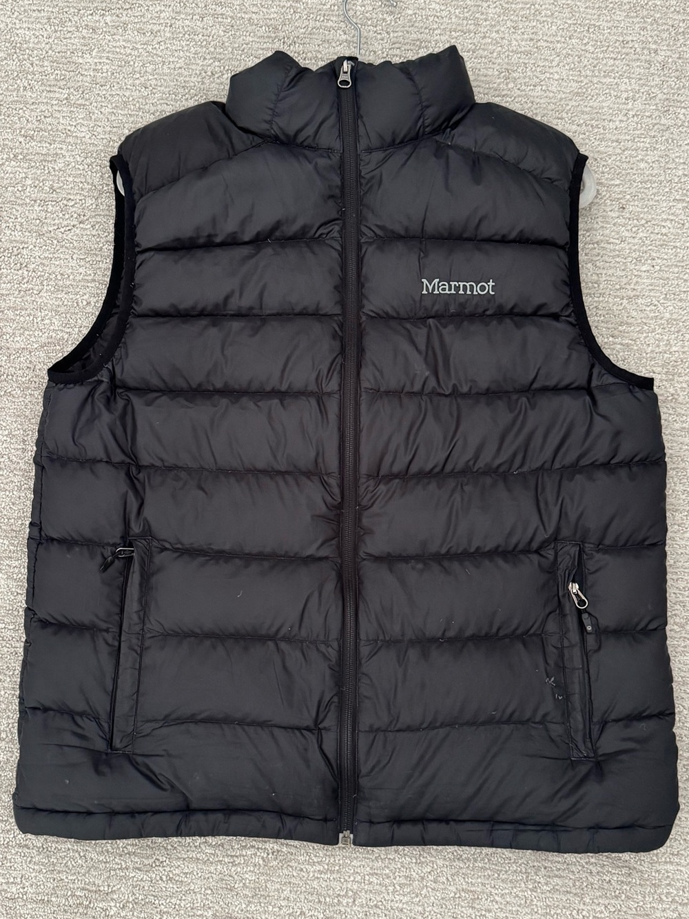 Marmot Black Quilted Down Vest
